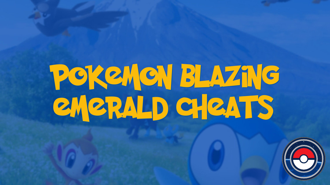 Pokemon Blazing Emerald Cheats