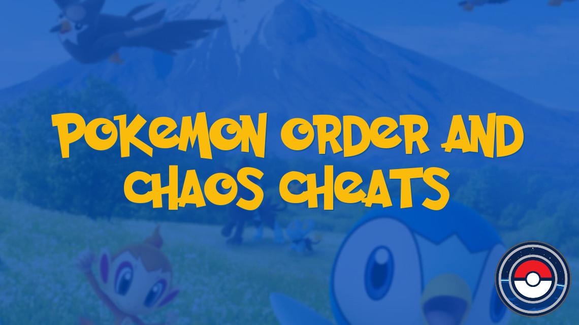 Pokemon Order and Chaos Cheats